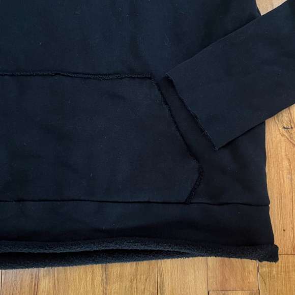 Frank & Eileen black Melanie tee lab essential hoodie size medium 100% cotton - Picture 4 of 5